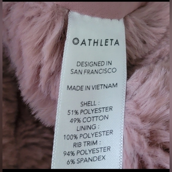 Athleta Triumph Luxe Shine Hoodie Jacket,Size Small - Picture 7 of 9